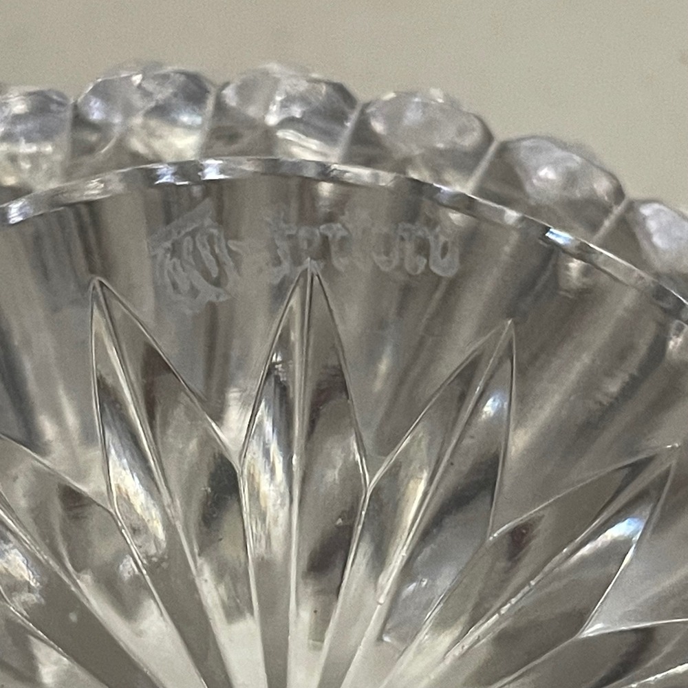 Waterford Crystal Paperweight faceted Cut crystal Decorative 1.5"x3" - Picture 5 of 5